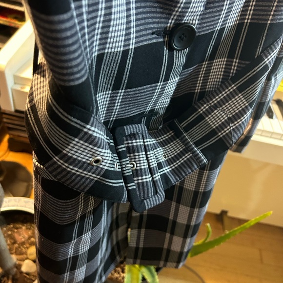 Dynamite Y2K Monochrome Plaid Jacket Size 5 - Picture 7 of 16